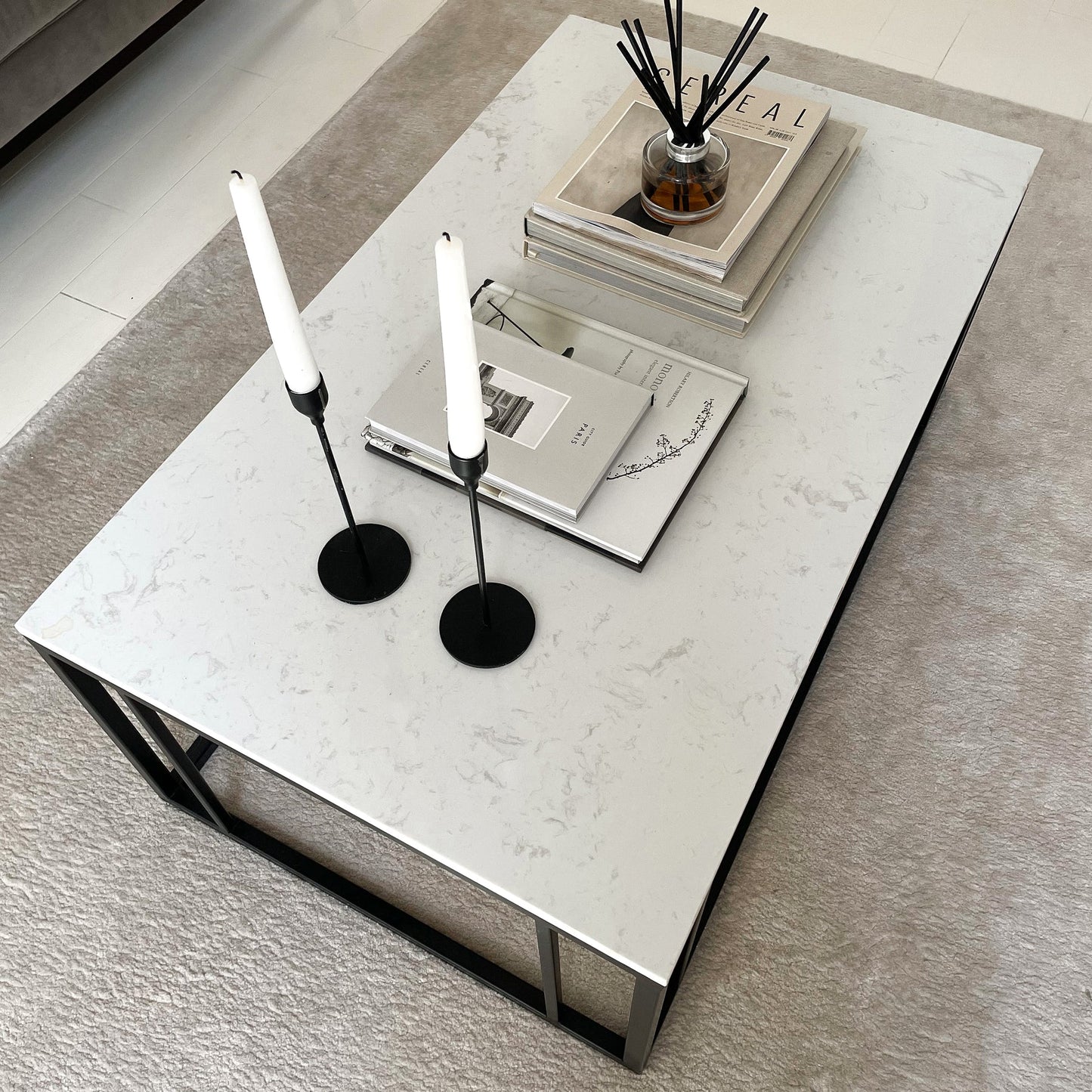 Milan - White Marble Luxury Coffee Table