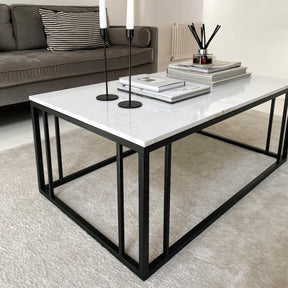 Milan - White Marble Luxury Coffee Table