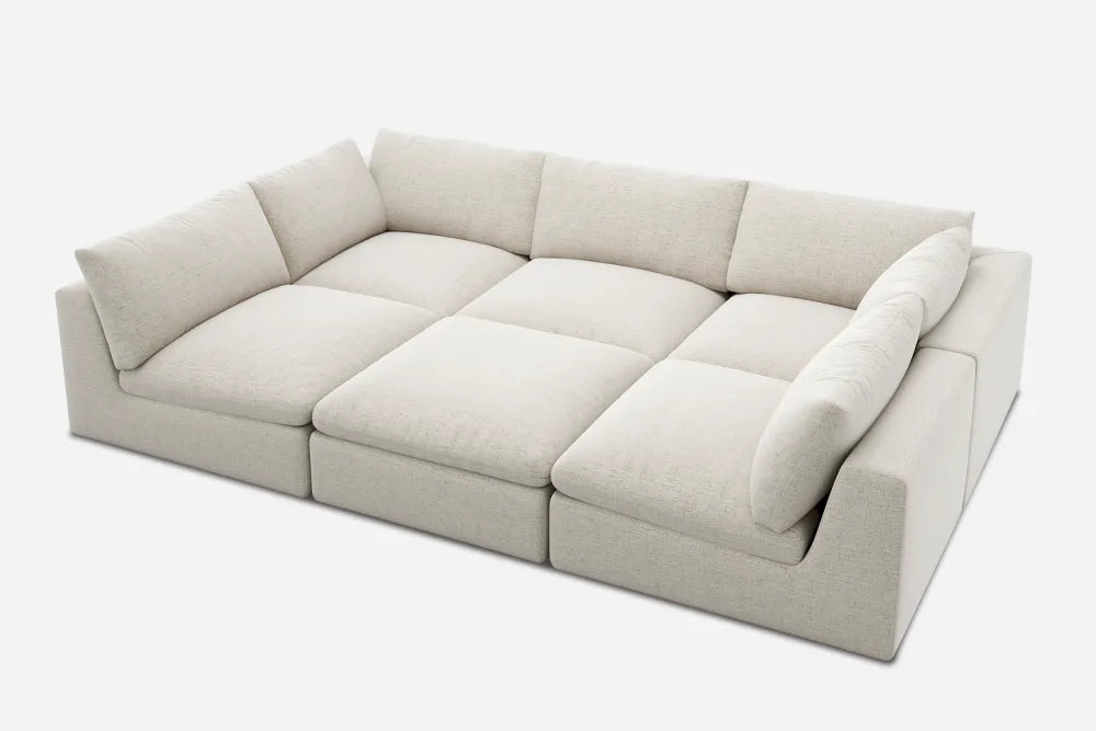 Coburn Six Piece Pit Sectional